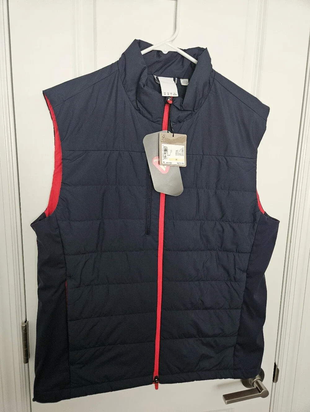 NWT Puma Volition Frost Golf Vest Fairbanks Primaloft Navy Blue Men's Medium